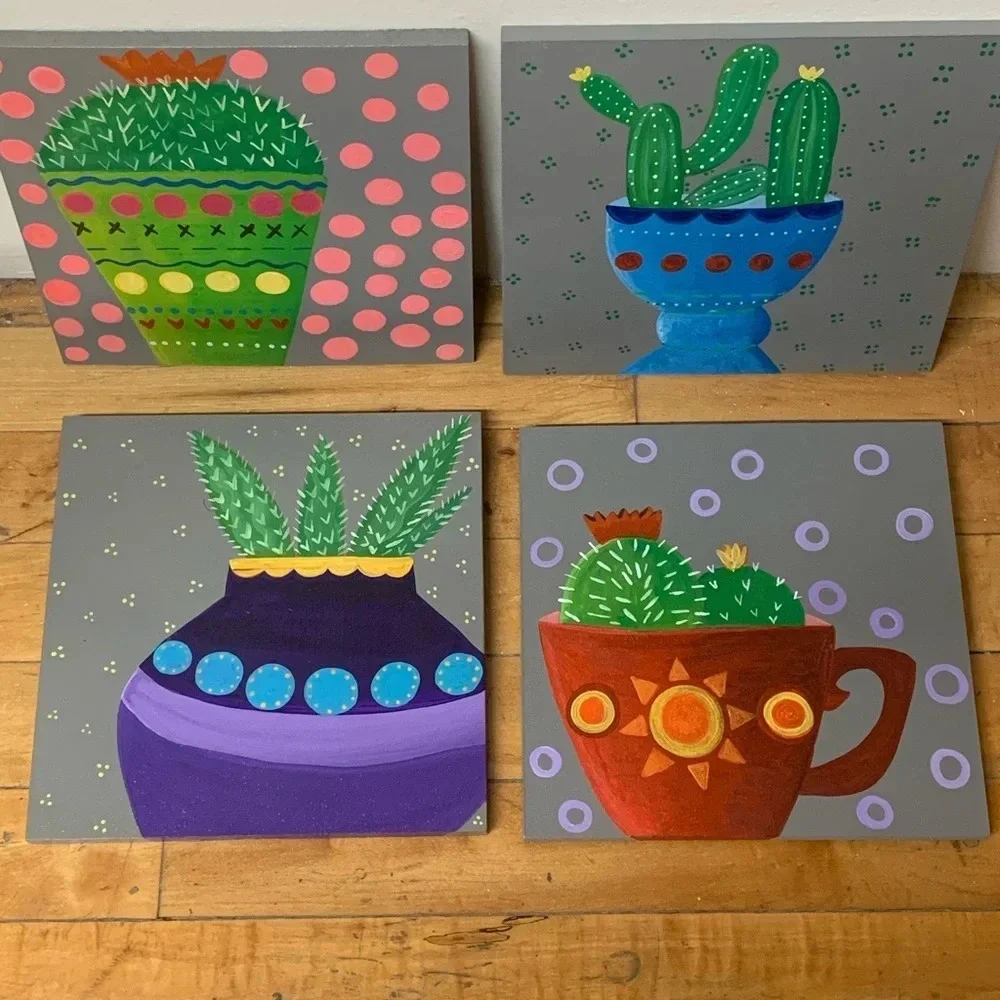 “Little‎ Pricks” - hand painted art